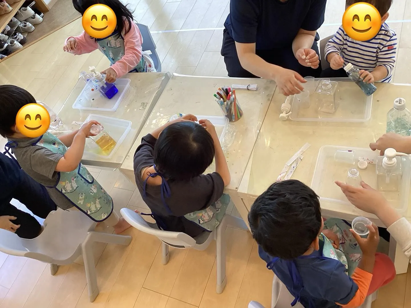 今日のセンサリーはcolor🌈
