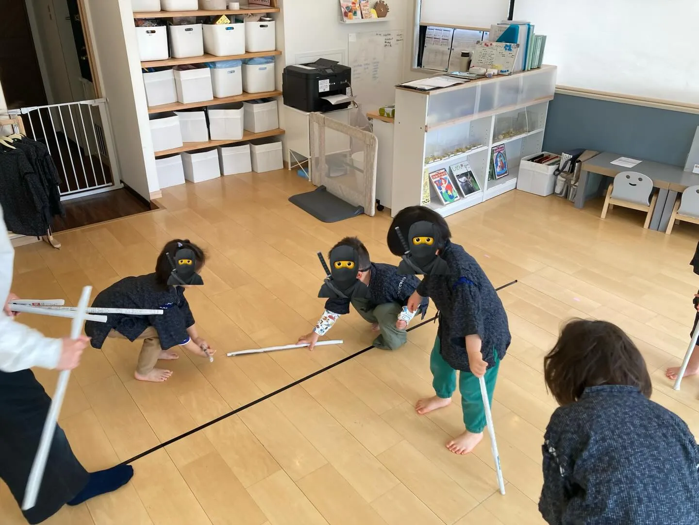 今日のお仕事プログラムは忍者🥷