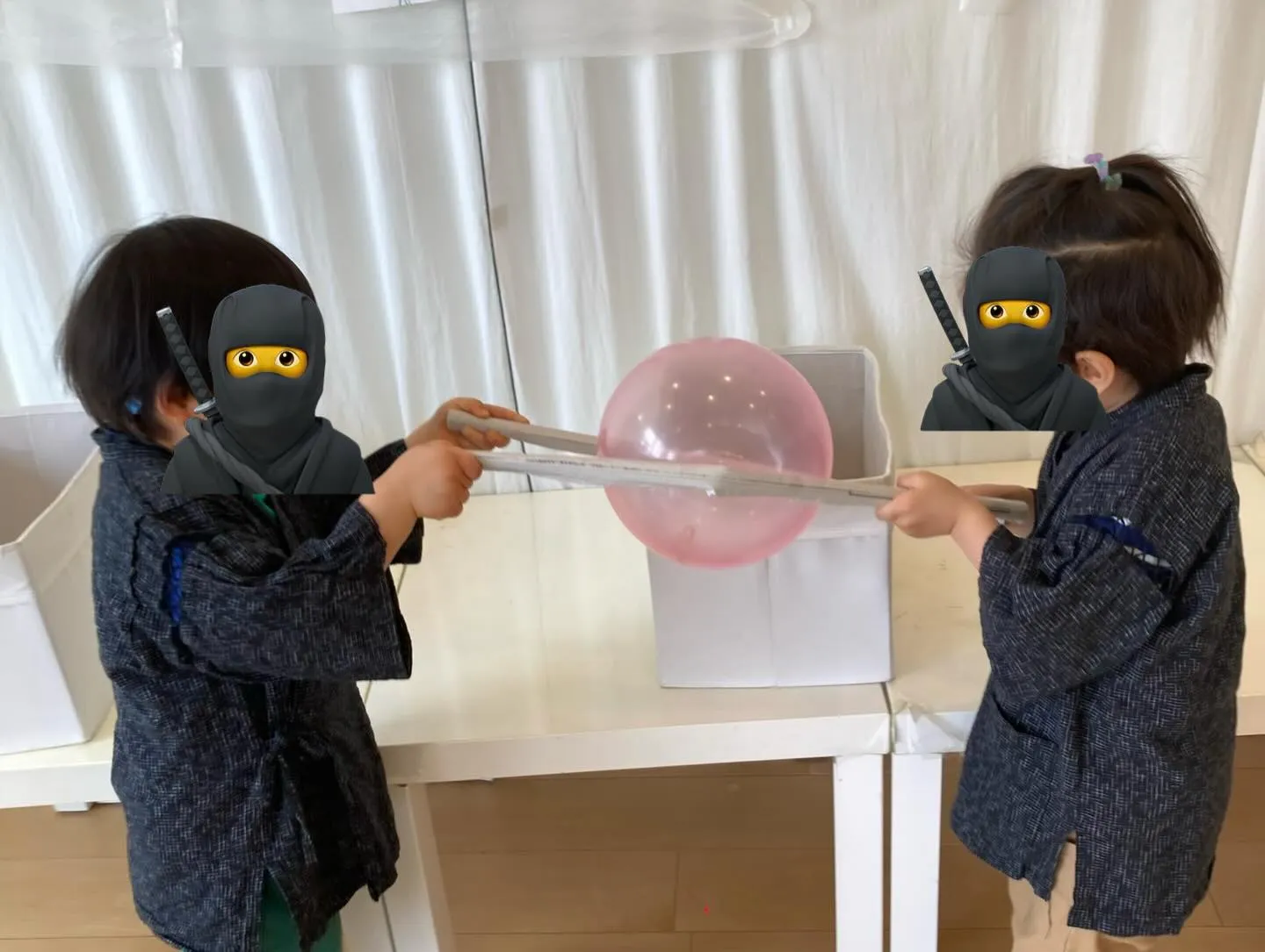 今日のお仕事プログラムは忍者🥷