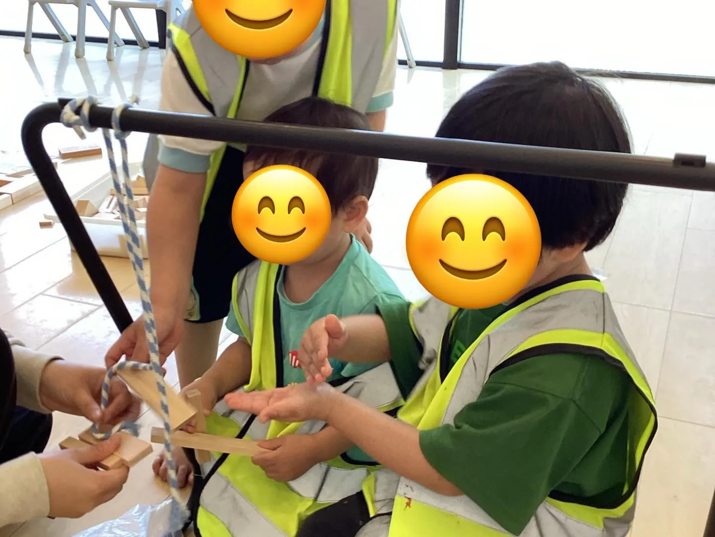今日のお仕事プログラムは大工さん🪚
